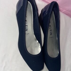 Calvin Klein Women's Dark Blue Flats